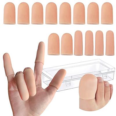 10 Pcs Silicone Gel Finger Protectors, Finger Cover Protection