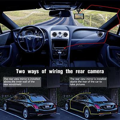 Dual Dash Cam Front and Inside FHD 1080P Dashcams for Cars with Infrared  Night Vision Car Camera Driving Recorder 24H Park Monitor Motion Detection