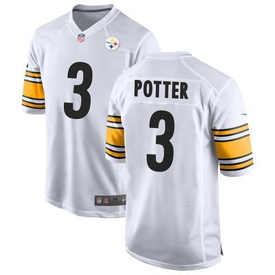 B.T. Potter Men's Nike White Pittsburgh Steelers Game Custom Jersey - Yahoo  Shopping