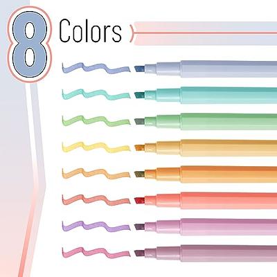 Mr. Pen- Aesthetic Highlighters, 8 pcs, Vintage Color, Chisel Tip,  Highlighters Assorted Colors, Bible Highlighters and Pens No Bleed, Cute