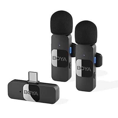 BOYA Wireless Lavalier Microphone for Android USB C Smartphone Tablet External  Mini Lapel Type C Microphone for iPhone 15 Clip-On Mic for Video Recording  Podcast  Live Streaming - Yahoo Shopping