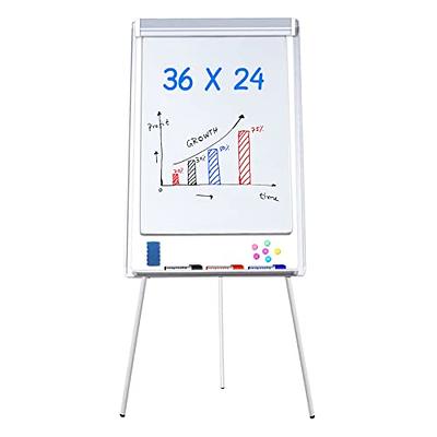 Easel White Board - Magnetic Tripod Whiteboard Portable Dry Erase Board 36  x 24 inches Flipchart Easel Board Height Adjustable, 3' x 2' Portable White  Board - Yahoo Shopping