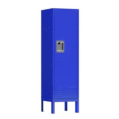 MECOLOR Vertical Single Tier Small Locker with Padlock latche 2