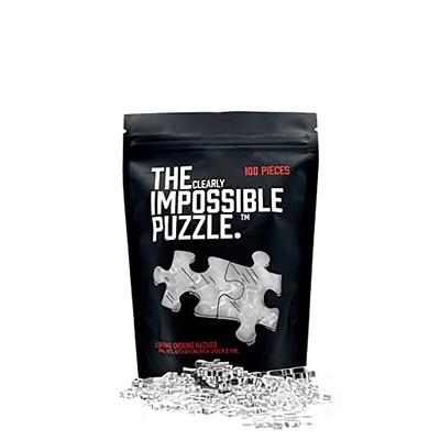 The Clearly Impossible Puzzle 100 Pieces - Clear Difficult Jigsaw Puzzle -  False Edge Pieces - Clear Hard Puzzle - 100 Piece - Yahoo Shopping