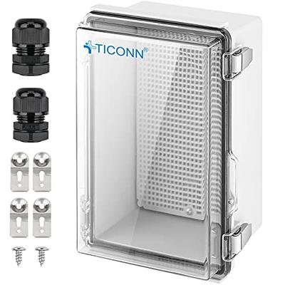 TICONN Waterproof Electrical Junction Box IP67 ABS Plastic