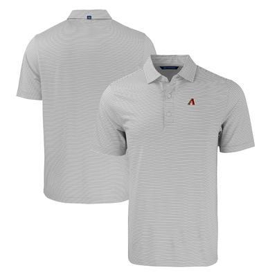 Atlanta Braves Cutter & Buck Forge Eco Heathered Stripe Stretch Recycled  Polo - Heather Navy