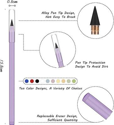 Set Everlasting Pencil Inkless Eternal Pen Student Unlimited Writing  Reusable