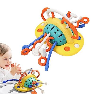 Baby Suction Cup Toys, 9 Pieces Animal Sucker Toys, Soft Silicone