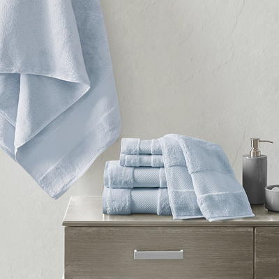 Madelinen Grayson 6-Piece Hand Towel Set, Dark Grey, 6 PC Set