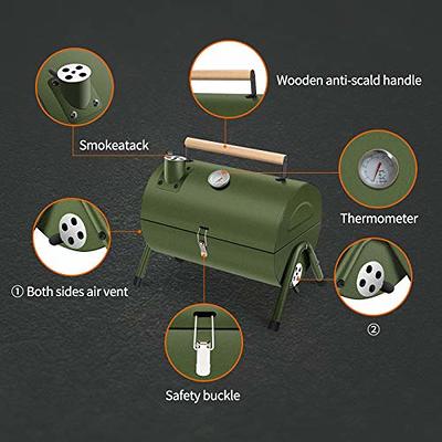 Portable Tabletop Charcoal Grill BBQ Camping Picnic Cooker Air