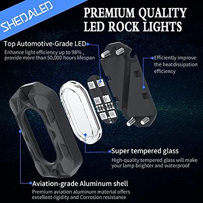 Rock Lights for Trucks 4 PCS, RGB Underglow Car Light with App/Remote  Control & Music Mode, High Bright Multilcolor Waterproof IP68 Neon LED Rock  Lights Kits for Cars, Trucks - Yahoo Shopping