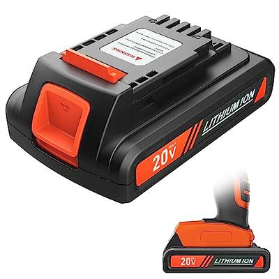 20V MAX 3.0Ah 4.0Ah 18V Lithium-Ion Battery for Black + Decker