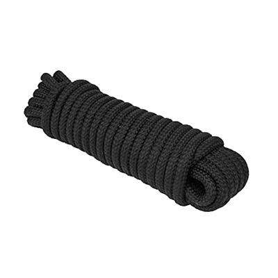 Extreme Max BoatTector 1/2 in. x 100 ft. Black Solid Braid MFP