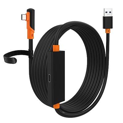 PowerSource 10ft Long Oculus Quest 1 & 2 Link Cable for High Speed Data  Transfer & Charging, USB 3.2 Gen 1 for Gaming Laptops & PCs, Aluminum  Shell