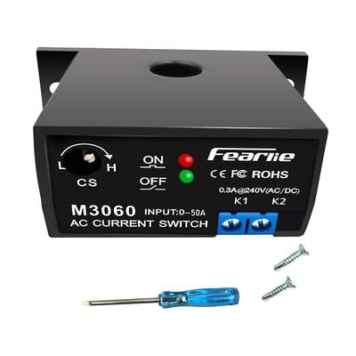 Current Sensing Switch/Relay AC Current Sensing Switch 0-50A