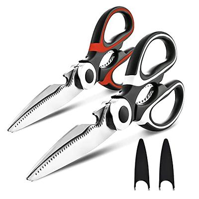 2 Pcs Kitchen Shears Scissors Heavy Duty Sharp Cooking Food Meat Chicken  Utility