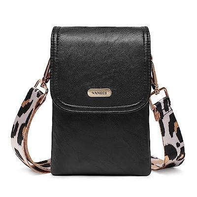 Sling Bag with Printed Strap-Black