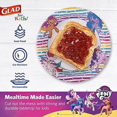 Glad for Kids Unicorn Paper Plates - Heavy Duty Disposable Party