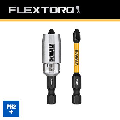 DeWALT Flextorq 3-Piece 1/4-in x 2-in Square/Robertson Impact Driver Bit