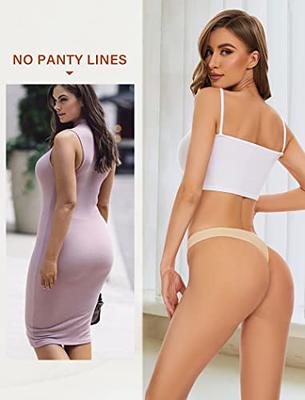  8 Pack Seamless Thongs For Women No Show Thongs
