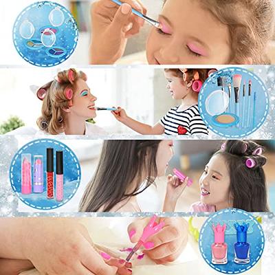 Kids Makeup Kit for Girl, Washable Kids Makeup Kit Girl Toys, Real Little  Girls Makeup Kit for Kids 4-12, Children Princess Play Makup Set, Birthday