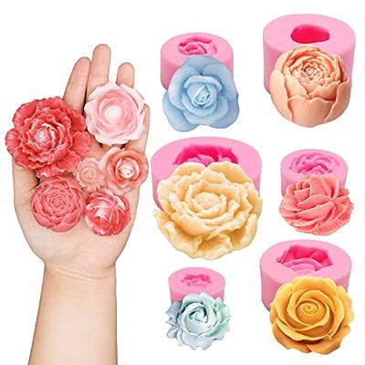 3D beautiful flower rose Silicone Mold Bouquet of roses Soap Molds Clay  Resin Gypsum Chocolate Candle Mold