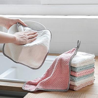 1pcs Velvet Hanging Hand Towels Bathroom Accessories Household