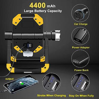 Work Light Rechargeable, Portable LED Work Light 2 Pack