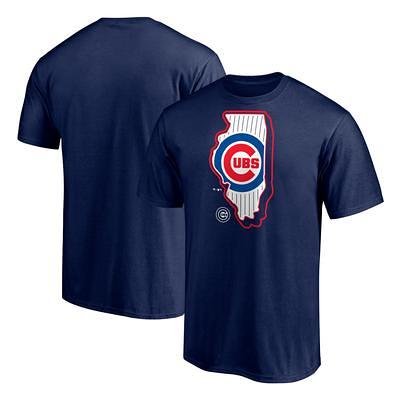 Men's Fanatics Branded Navy Chicago Cubs Hometown Paint The Black T-Shirt Size: Medium