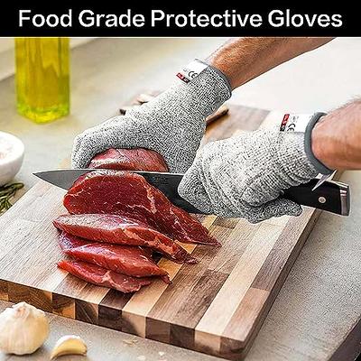 mearens Cut Resistant Gloves, Food Grade Safety Gloves Kitchen Anti Cut Gloves  for Cutting, Level 5 Proof Cutting Work Gloves (Medium) - Yahoo Shopping