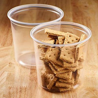 Karat Poly Deli Containers with Lids, 32 oz, Clear, Pack of 240