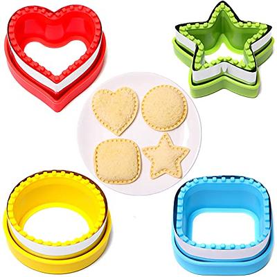 Circle Sandwich Cutter and Sealer, Round Uncrustable Sandwich  Maker for Family DIY Lunch Punch, Large Bread Cutter: Home & Kitchen