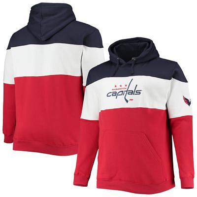 Men's Washington Capitals Fanatics Branded Red Successful Tri-Blend  Pullover Hoodie