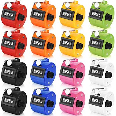 4-Digit Tally Counters Mechanical Palm Counter Clicker Handheld Pitch  Number Count Machine 8 Color Available for Sport Event