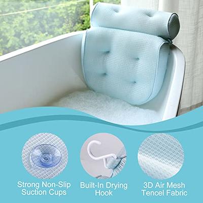 3D Spa Mesh Bath Pillow Neck Back Support Bathtub Tub Cushions, Beauty  House