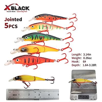 XBLACK Jointed Swimbaits Jointed Fishing Lures Hard Fishing Lures Set  ‎Jointed Swimbait Fishing Lure for Bass, Redfish, Trout, Walleye in Saltwater  Freshwater, XBLACK Baits, Catch Big Fish! - Yahoo Shopping