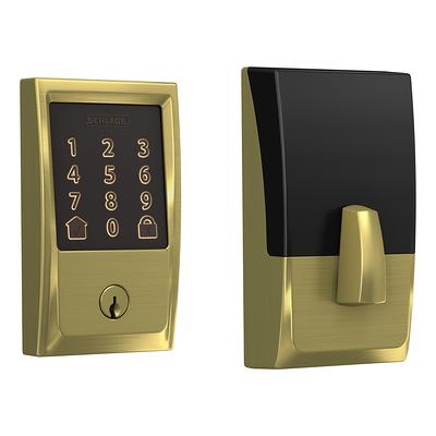 Schlage Encode Century Satin Brass Wifi Bluetooth Electronic