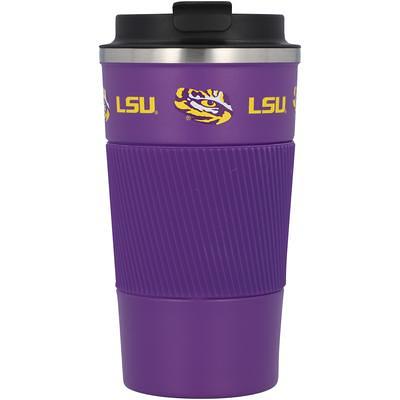 NCAA LSU Tigers Personalized 30 oz. Black Stainless Steel Tumbler