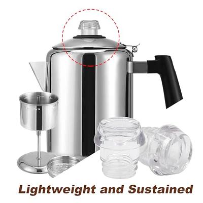 Coffee Percolator Knob Plastic Replacement Top with Washer Rings Compatible  with Farberware Coffee Percolators Transparent Coffee Percolator Top