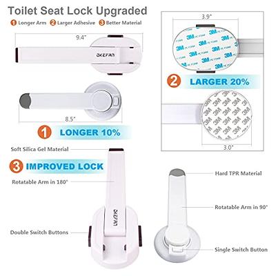 Toilet Locks Baby Proof - OKEFAN Toilet Seat Lock Child Safety for Toddlers  Adhesive Kids Proofing Toilet Lid Lock Easy to Install No Drill Needed (1)  - Yahoo Shopping