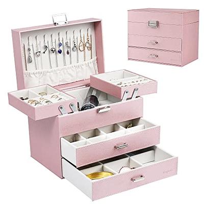 Benevolence La Large Lock Jewelry Box Organizer - Dusty Pink, Women's