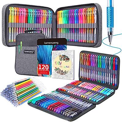 .com : Aen Art Gel Pens 160 Colored Gel Pen Set with 160 Refills  Giving 320 Brilliant Gel Colors Perfect for Adult Colorin…