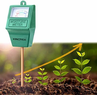 Soil Moisture Meter, Plant Moisture Monitor for Garden, Lawn, Farm, Indoor  and Outdoor, Green, No Battery Required B09VC2825P - The Home Depot