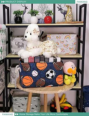 Kigai Cute Floral Pattern Open Home Storage Bins, for Home Organization and  Storage, Toy Storage Cube, Collapsible Closet Storage Bins, with Small