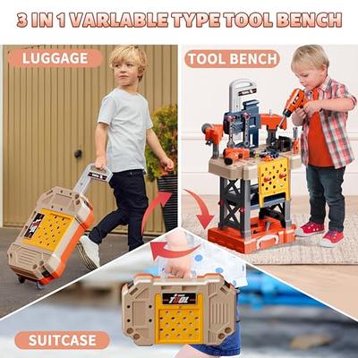  Smoby Black and Decker Kids Builder Workbench Pretend Play Toy  Workbench with Tools : Video Games