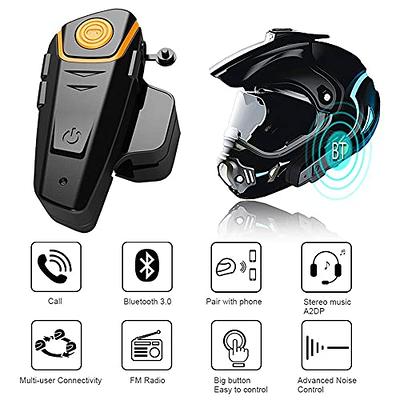 Moman Motorcycle Helmet Headsets, H2 Wireless Helmet Intercom【2 Pack】  Communication System with Noise Cancellation Music Control Answer Call for  Dirt Bike, Motorbike-Wireless-Helmet-Intercom-Headset - Yahoo Shopping