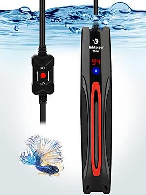  AQQA Aquarium Heater 300W for 80-95 Gallon Fish Tank Heater  Aquarium Submersible Heater Betta Fish Heater Aquarium Thermostat Heater  for Freshwater Saltwater Fish Tanks (300W for 80-95 Gal) : Pet Supplies