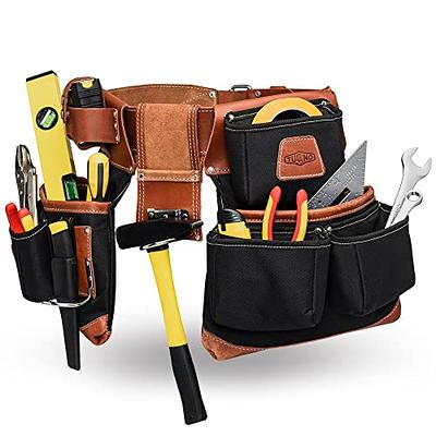 Jetech Tool Belt Pouches Bag with 4 Pocket - Heavy Duty Tool