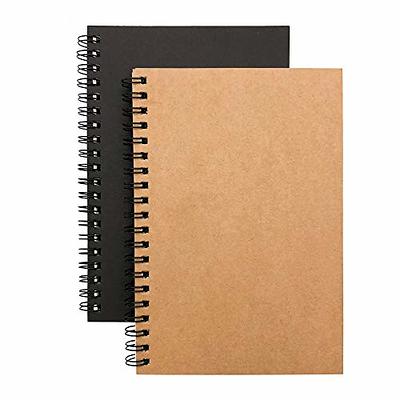 LokweeTal A5 Blank Notebook Leather Journal Hard Cover Thick
