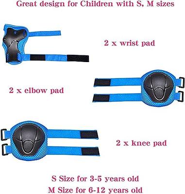 LIEAGLE Kids Youth Knee Pad Elbow Pads Wrist Guards Protective